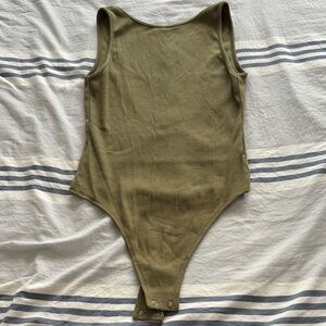 Women’s olive green body suit